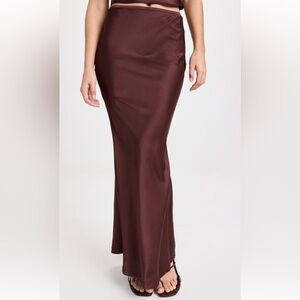 Lioness Chocolate Brown Maxi Skirt